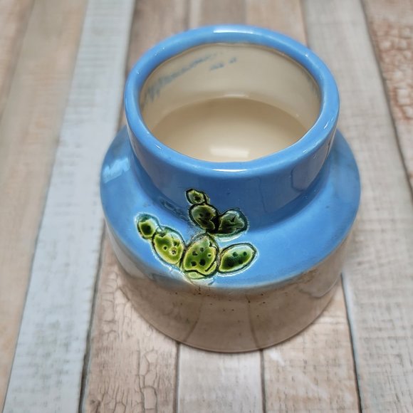 Cute Handmade Ceramic Cactus Design Napkin Holder and Jar/Mini Bowl - Picture 9 of 10